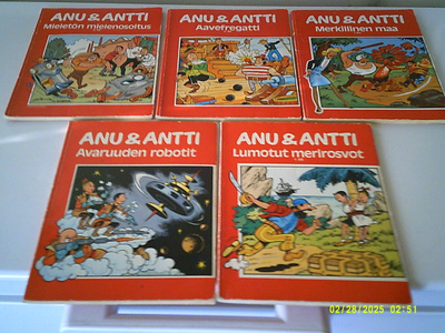 Anu ja Antti-albumit (5 kpl)