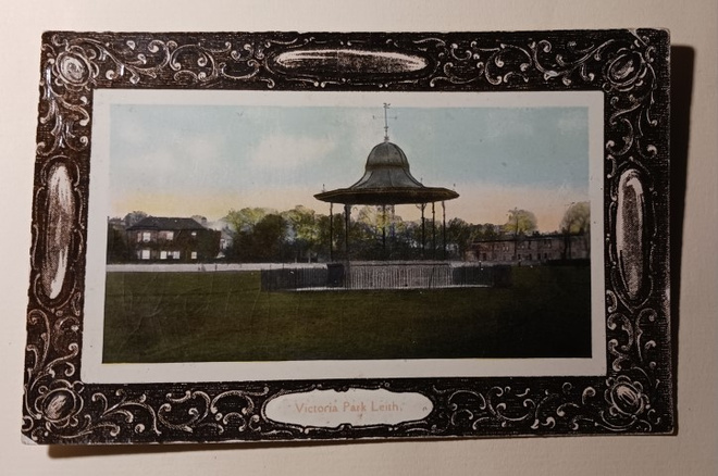Leith, Victoria Park, huvimaja, koristereunat, ei p.