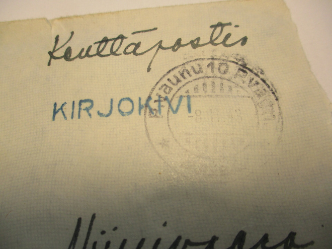 1943 KIRJOKIVI rivil s + pv10 kuori sisältö