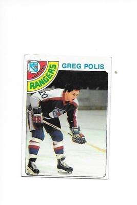 1978-79 Topps #246 Greg Polis New York Rangers