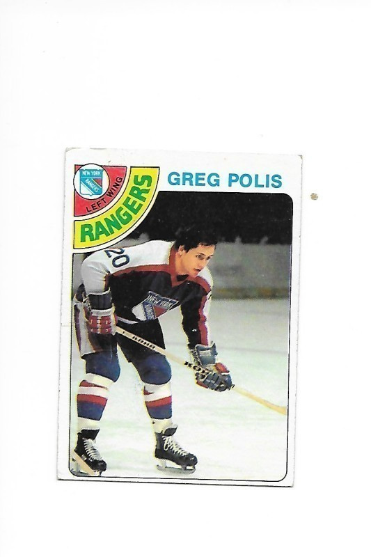 1978-79 Topps #246 Greg Polis New York Rangers