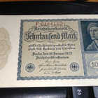 Germany Saksa 10000 Mark 1922 P70 UNC- - pikkukuva 1