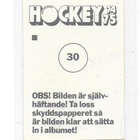 1974-75 SWE Williams #30 Hexi Riihiranta , Suomi & HIFK - pikkukuva 2