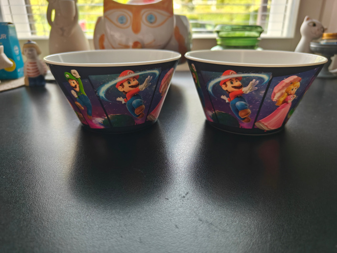 Super Mario Galaxy movie muovikulho