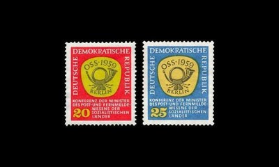 DDR 686-7 ** Sosialististen maiden posti- ja telekokous (195