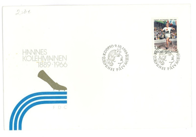 FDC Hannes Kolehmainen Kuopio 9.10.1989
