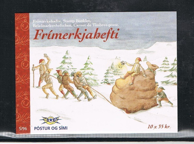 Islanti 1996 - Joulu 35kr vihko  ++