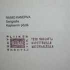 Taulu - Raimo Kanerva : Serigrafi Kapteenin Pöytä 81x61cm - pikkukuva 4
