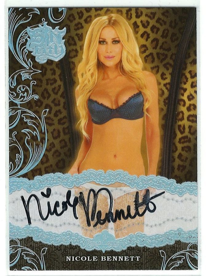 Bench Warmer 2015 Sin City Corset Autographs Nicole Bennett