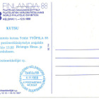 FINLANDIA 88 NÄYTTELY kutsu. Veturitallin työntekijöitä. - pikkukuva 2