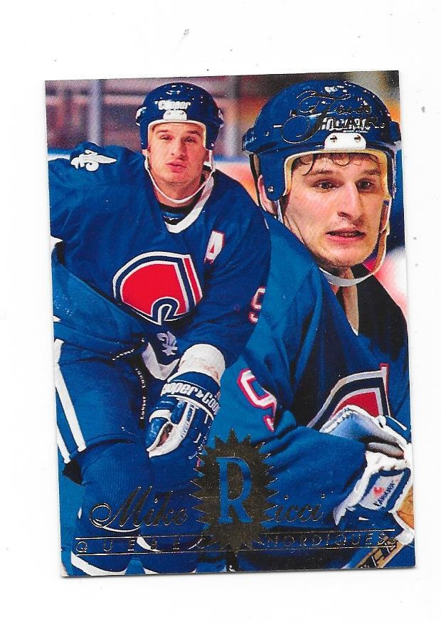 1994-95 Flair #150 Mike Ricci Quebec Nordiques