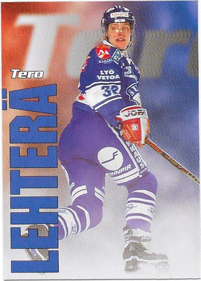 1998-99 CardSet Maajoukkue #29of47 Tero Lehterä  Jokerit