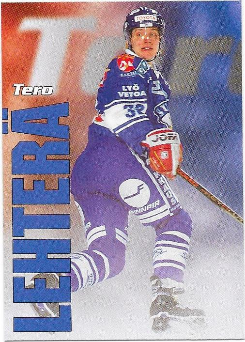 1998-99 CardSet Maajoukkue #29of47 Tero Lehterä  Jokerit