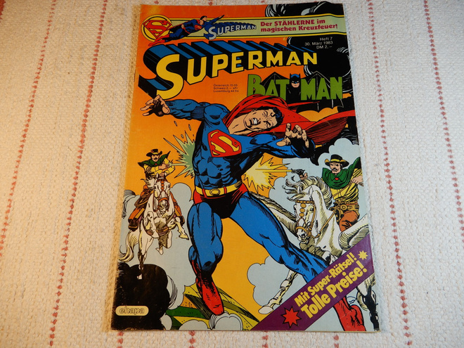 SUPERMAN  7-1983  DER STÄHLERNE IM MAGISCHEN KREUZFEUER
