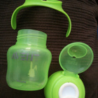 Avent tuttipullo neon vihreä 1 v lapselle - pikkukuva 1