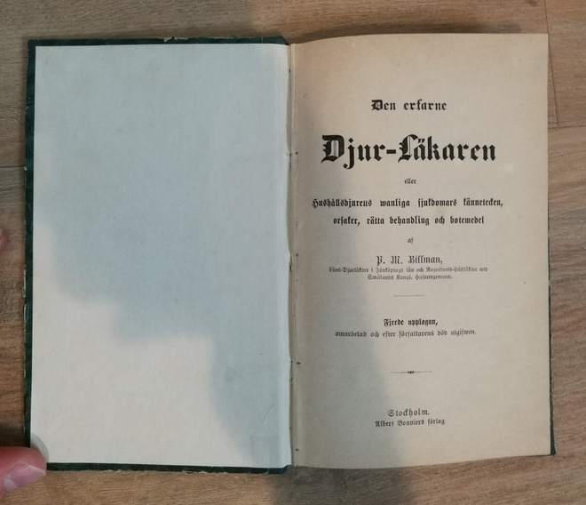 Billman: Den erfarne Djur-Läkaren [1871]