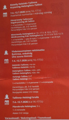 Viking Line Etukortti (voimassa 12.07.2026 asti)