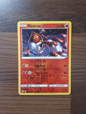 Pokemon Heatran 025/189 Reverse holo Rare