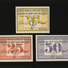 Saksa Notgeld 10, 25, 50 Pfg, Tuchel 1918 - pikkukuva 1