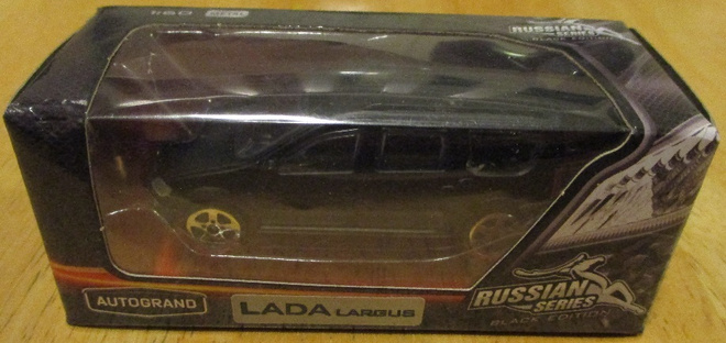 Lada Largus 1.6 Combi 5 door Matt Black 2012 Autogrand 1:60