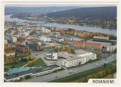 Rovaniemi Lappi ilmakuva