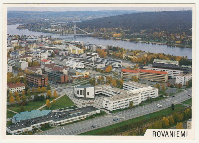 Rovaniemi Lappi ilmakuva