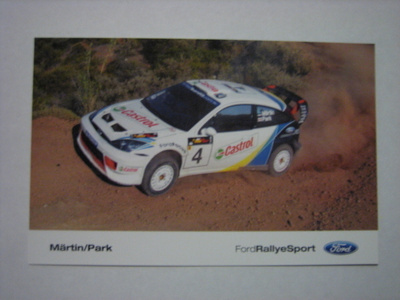 Ford rallikortti 20 A: Ford Focus / Markko Märtin