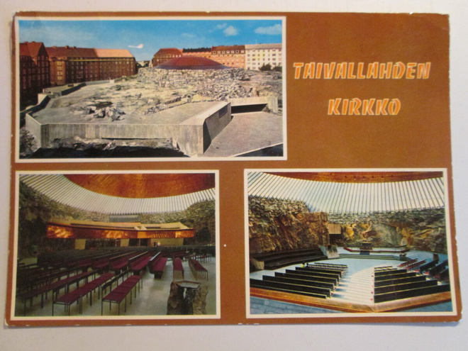 KULKENUT 1972 TAIVALLAHDEN TEMPPELIAUKION KIRKKO HELSINKI