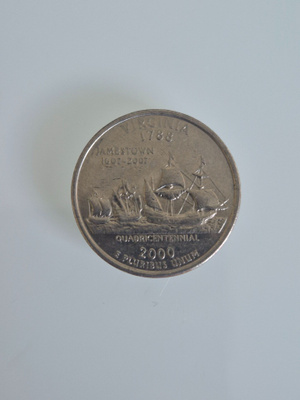 USA	2000  25	cent - Virginia     (14529)
