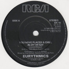 Eurythmics :  You Have Placed A Chill In My Heart   -  7" - pikkukuva 2
