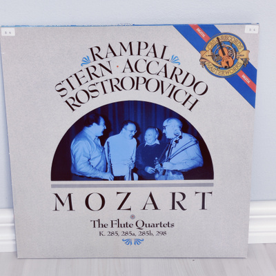 The Flute Quartets -Mozart; Rampal,Stern, Accardo,Rostropovi