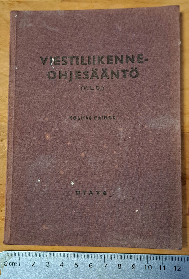 VIESTILIIKENNE OHJESÄÄNTÖ