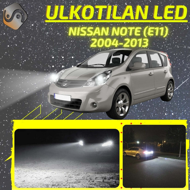 NOTE (E11) 2004-2013 Ulkoiset LED -valot