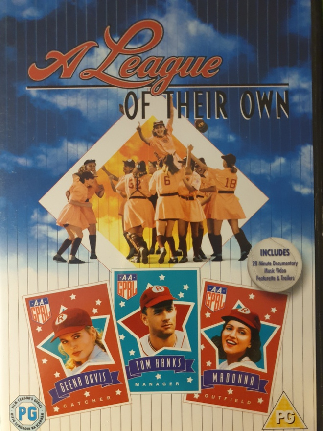 Omaa luokkaansa (1992) Tom Hanks, Madonna, Geena Davis DVD