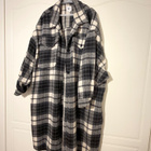 Pitkä ruudullinen takki 2xl-3xl - pikkukuva 1