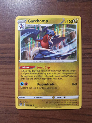 Pokemon Garchomp 109/172 Holo Rare