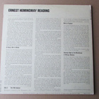 Ernest Hemingway Reading (todella harvinainen äänikirja-LP) - pikkukuva 3