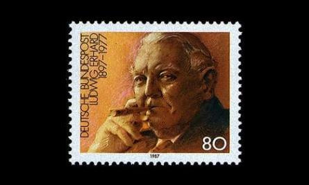 Saksa 1308 ** Ludwig Erhard, poliitikko (1987)