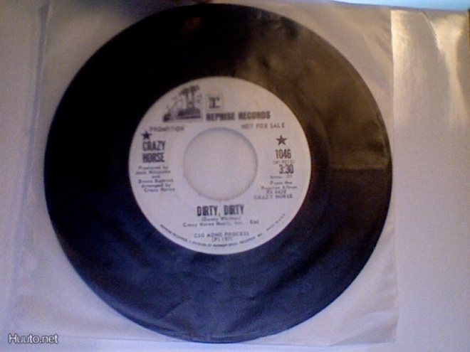 CRAZY HORSE :: DIRTY,DIRTY / BEGGARS DAY :: VINYYLI 7" PROMO