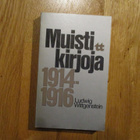 LUDWIG WITTGENSTEIN Muistikirjoja 1914-1916 WSOY taskutieto - pikkukuva 1