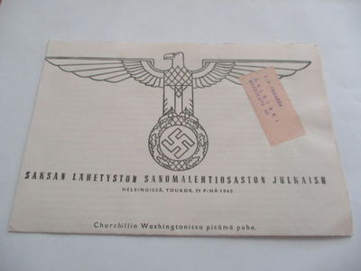1943 Saksan lähetystön tiedonantoja