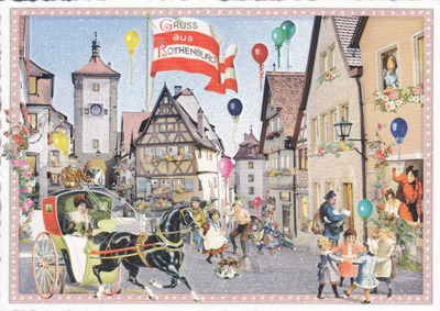 Rothenburg Saksa (Tausendschön-kortti)