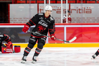 Nikkilä Karhu pelipaita Porin Ässät Game Worn