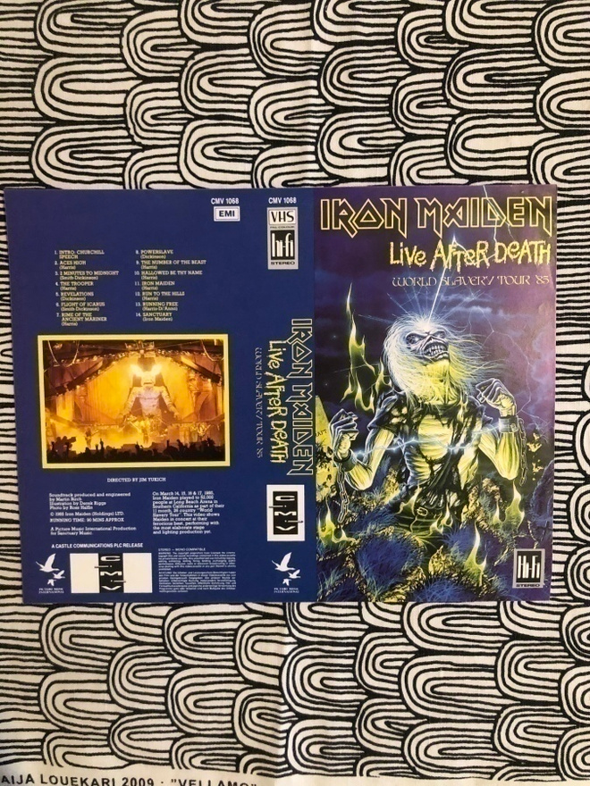 Kannet: Iron Maiden Live After Death.