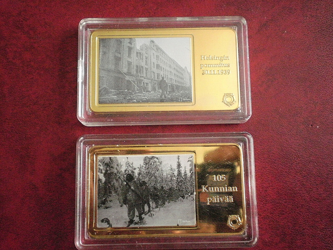 Talvisota v. 1939-40 Kullatut Harkot 2 kpl
