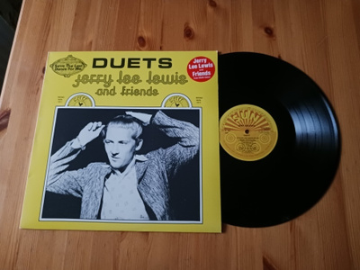 Jerry Lee Lewis – Duets lp 1979 Rock'n'roll, Country hieno