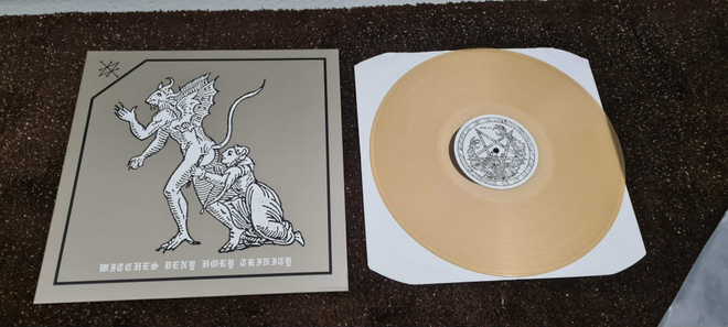 Azazel Witches Deny Holy Trinity Amber LP Black Metal
