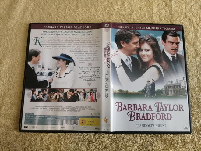 BARBARA TAYLOR BRADFORD TAHDOSTA KIINNI DVD