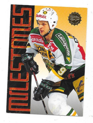 1995-96 SISU Milestones #177 Hannu Henriksson , Ilves