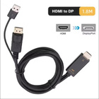 HDMI -> DisplayPort Muunninkaapeli /  1,8m  #31639 - pikkukuva 5